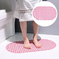 Bathroom Non-Slip Mat Bathroom Bath Mat Bathroom Mat Bathroom Mat Pvc Bathroom Mat With Suction Cup Rose Red - Cushion, Pvc