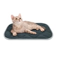 thumbnail image 1 of furrybaby Alfombrilla para cama para perro, alfombrilla plana con parte inferior antideslizante, lavable a máquina, almohadilla para perrera para perros durmiendo (XS 22 x 13 pulgadas, alfombrilla gri, 1 of 5