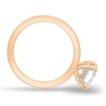 thumbnail image 5 of ESTE ORIGIN 2.00Ct Emerald Cut Lab Grown Diamond Engagement Ring, Hidden Halo 14K Rose Gold, 5 of 8