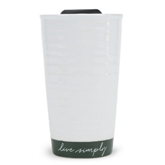 11 oz. Double Wall Ceramic Tumblers with Lid - 6 Pack - Red - Walmart.com