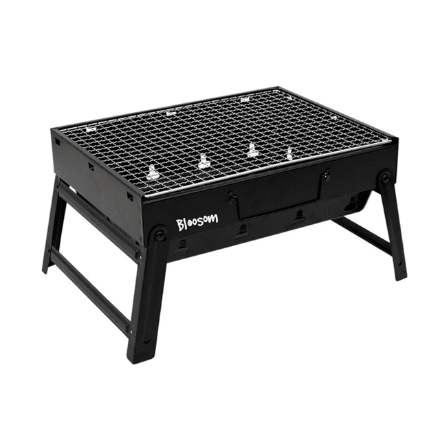 Asador Parrilla Bloosom Carbón Grill Cocina Bbq Portátil Cocina Negro