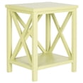 thumbnail image 3 of SAFAVIEH Candence Cross Back End Table Avocado Green, 3 of 5