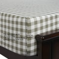 thumbnail image 3 of HOMETRENDS 4-Piece Tan Bufflalo Check Flannel Sheet Set, Queen, 3 of 6
