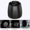 thumbnail image 2 of Stainless Steel Lid Outdoor Ashtray With Non-slip Base, 2 of 3