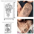 thumbnail image 2 of Yazhiji 40 Sheets Henna Temporary Tattoo for Women and Girls Sexy Fake Tattoo Stickers, 2 of 6