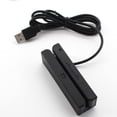 thumbnail image 3 of Yeacher Full 3-Track USB Magnetic Strip Card Reader Plug And Play Green Indicator Light with Buzzer Beep Bidirectional Reading POS Machine, 3 of 8