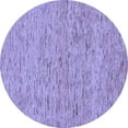 thumbnail image 1 of Ahgly Company Indoor Round Abstract Blue Modern Area Rugs, 4' Round, 1 of 4