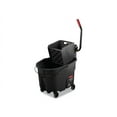 thumbnail image 4 of Rubbermaid Commercial WaveBrake 2.0 Bucket/Wringer Combos Side-Press 35 qt Plastic Black FG1863896, 4 of 7