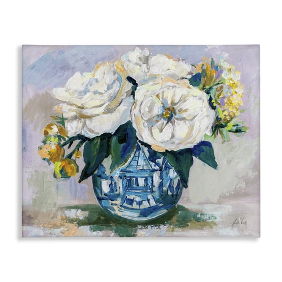 Stupell Industries Modern Bold Modern Flower Bouquet Blossoms Canvas Art, 20 x 16, by Jeanette Vertentes
