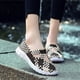 thumbnail image 4 of XIHAHA 2023 Zapatos planos De moda para Mujer, Zapatos tejidos con banda elástica, Zapatos planos cómodos para Mujer, mocasines informales para Mujer, Zapatos De Mujer, 4 of 5