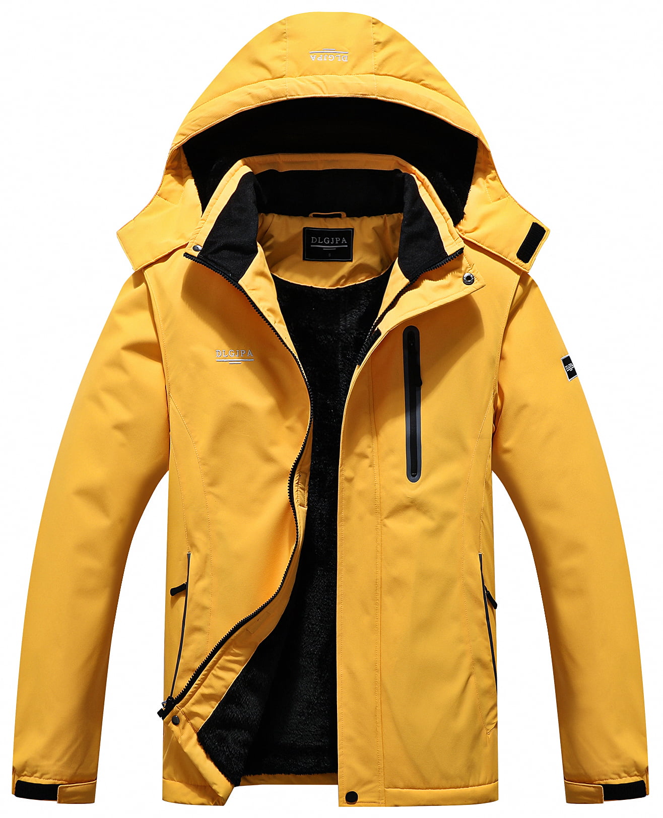 DLGJPA Women's Mountain Waterproof Ski Jacket Hooded Windbreakers Windproof Raincoat Winter Warm Snow Coat 