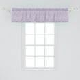 thumbnail image 2 of Ambesonne Lilac Window Valance, Scroll Style Curly Leaves, 42" x 12", Pale Mauve and Lavender, 2 of 3