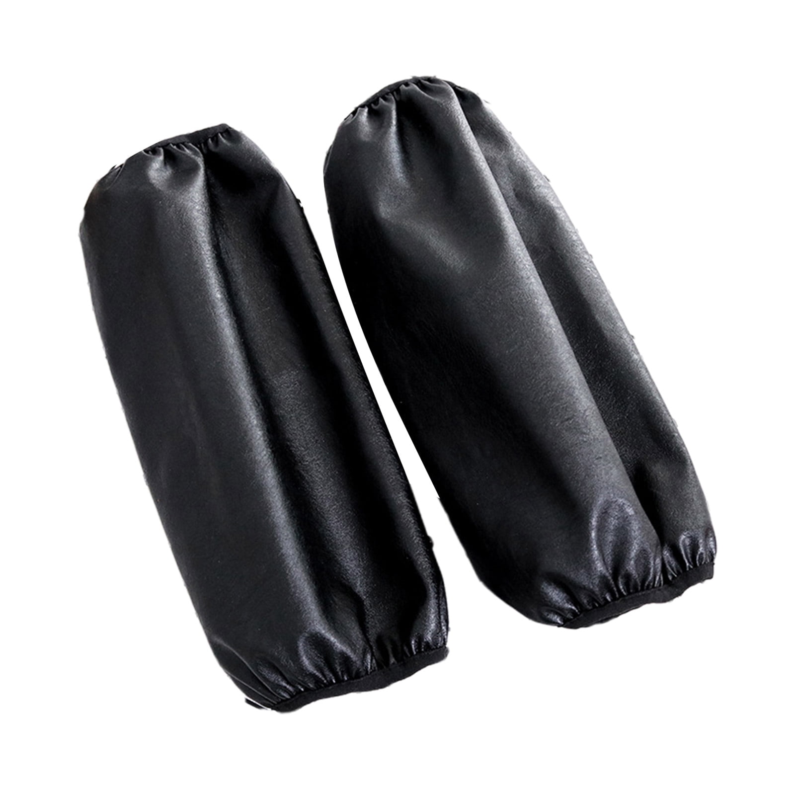 1Pair Waterproof Oilproof Arm Sleeves Cover Faux-Leather Oversleeves Sleevelet 
