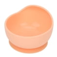 thumbnail image 3 of Cuenco de silicona para niños mayores, portátil, seguro y suave, con ventosa, ideal para el hogar y el restaurante, color rosa polvoriento., 3 of 14