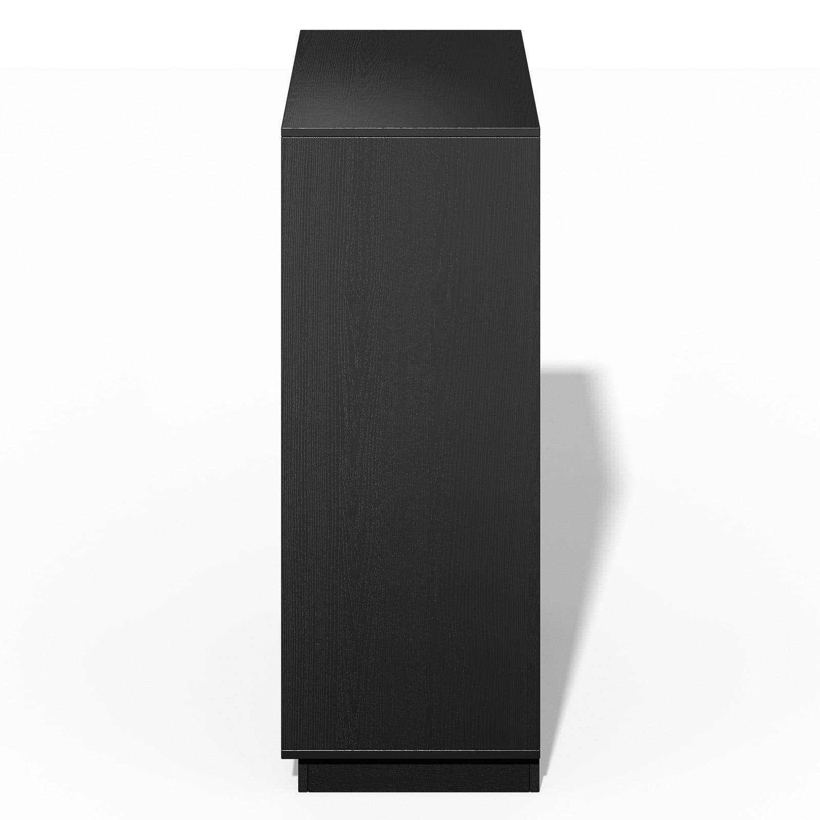 UPGO Wood Dresser, 5 Drawer Dresser for Bedroom, Modern Chest of Drawers with Deep Drawers Waterproof Living Room, Hallway, Entryway,Black
