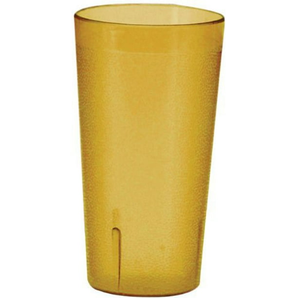 Download Winco Pebbled 12 Piece Plastic Glassware Set Set Of 12 Amber Walmart Com Walmart Com
