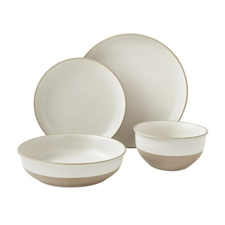 

Cream 16-Piece Dinnerware Set