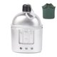 thumbnail image 3 of Lixada Juego de utensilios de cocina de 4 uds., Juego de cocina de madera con taza de cantina militar de aluminio con tapa plegable y bolsa para acampar, senderismo, mochilero Lixada Botella al aire libre, 3 of 7