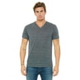 thumbnail image 1 of Bella Canvas Mens Jersey V-Neck Tee, S, Charcoal Marble, 1 of 1
