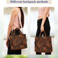 thumbnail image 4 of FORMRS Womens Corduroy Tote Bag Crossbody Shoulder Purse Handbag with Detachable Strap, Abstract Tribal Pattern, 4 of 7