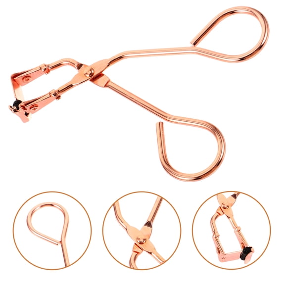 Niceauty Metal Eyelash Curler with Portable Ergonomic Shape for Curling Lashes in Swimming Activities