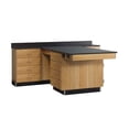thumbnail image 2 of Diversified Woodcrafts 2844KF Perimeter Workstation with 4 Drawers and Flat Top, 2 of 2