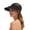 Black, variant on Womens Sun Hats Portable Rollable Face Visor Hat Outdoor Hiking Uv Shielding Caps