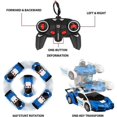 thumbnail image 3 of Coche De Control Remoto RC Transformador Robot Coche Rotación De 360 ° Frenado Recargable Coche De Juguete Para Niños Una Deformación De Llave Modelo De Coche Deportivo Coche Juguete De Regalo, 3 of 5