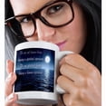 thumbnail image 2 of 3drose, Moon Reflections Off the Beach in Deep Blues, 15oz Mug, 2 of 6