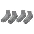 thumbnail image 2 of Wide Socks Grips Breathable Non Slip Loose Fit Socks Obese Middle Aged Elderly Dark Grey, 2 of 7