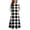 Black, variant on BLTIBY Boho Dresses for Girls Plaid Printed Crew Neck Maxi Dress Summer Home Dresses with Pockets Orange 4-5 Years