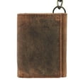thumbnail image 2 of Cazoro  RFID Vintage Leather Trifold Chain Wallet (Men's), 2 of 5