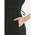 thumbnail image 3 of Time and Tru Women's Cotton Maxi Dress with Flutter Sleeves, Sizes XS-XXXL, 3 of 4