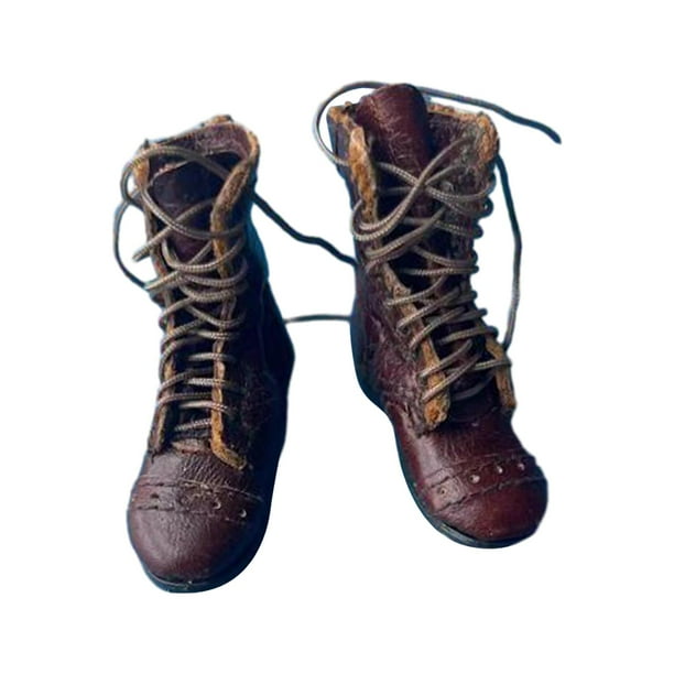 Zapatos aerotransportados a escala 1/6 US 101ST, zapatos de muñeca articulados con bola, colecciones de accesorios de disfraz de PU a la moda, regalos