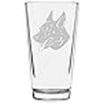 thumbnail image 3 of Etched Verre à Pinte Tout Usage Thème Chien 16oz, 3 of 3