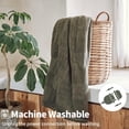 thumbnail image 3 of Heated Blanket Electric Blanket Throw 50''X60''-Heating Blanket with 9 Heat Settings-2-10 Hours Auto Off,ETL Certified,Machine Washable (Gray Green), 3 of 7