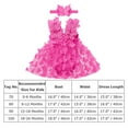 thumbnail image 5 of IBTOM CASTLE Newborn Baby Girl 1st Birthday Outfit Butterfly Lace Tulle Romper Dress with Headband Cake Smash Photo Shoot, 5 of 5