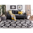 thumbnail image 3 of Safavieh Dhurries Brianna Geometric Area Rug, Black/Ivory, 10' x 14', 3 of 11