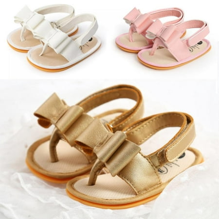 

Summer butterfly-knot Baby girl Shoes Soft-soled Toddler Shoess Toddler Kids Nursery School First Walkers PU Shoes