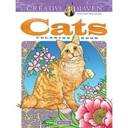 MARTY NOBLE Adult Coloring: Creative Haven Cats Coloring Book (Paperback)