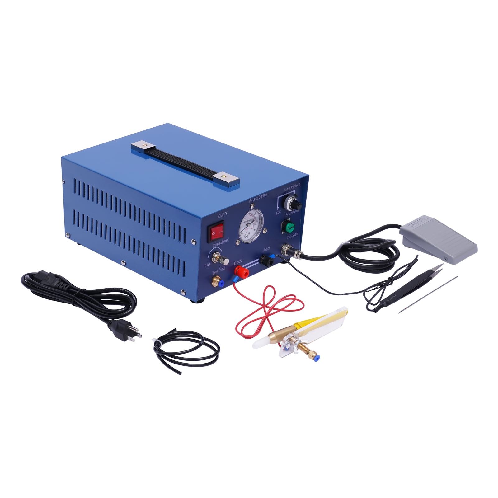 800W Jewelry Welding Machine Argon Pulse Spot Welder Gold Silver