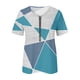 thumbnail image 4 of Blusa de manga corta con cuello en V, informal, cómoda y elegante para mujer OAVQHLG3B Store  lin121212, 4 of 5