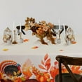 thumbnail image 6 of Thanksgiving Tablecloth Rectangle 60 x 84 Inches, Harvest Pumpkin Turkey Tablecloth Table Cover, Maple Leaves Autumn Fall Table Cloths for Parties Dinner Kitchen, Thanksgiving Decor, 6 of 6