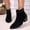 Black, variant on Viluyesy Womens Dress Boots, Back Zipper Pointed Toe Chunky Heels Fall Winter Comfort Suede Booties Black US9.5