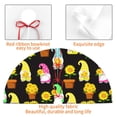 thumbnail image 3 of KLL 36" Christmas Tree Skirt Gnomes With Sunflowers Xmas Tree Skirts Mat for New Year Xmas Holiday Party Indoor Outdoor Home Decoration, 3 of 5