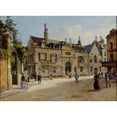 thumbnail image 2 of Paul-Joseph-Victor Dargaud 24x19 Gold Ornate Framed and Double Matted Museum Art Print Titled - The Old Pitie Hospital, Rue Lacepede (1904), 2 of 4