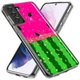 thumbnail image 2 of MUNDAZE Samsung Galaxy S22 Plus Shockproof Clear Hybrid Protective Phone Case Summer Watermelon Sugar Vacation Tropical Fruit Pink Green Cover, 2 of 5