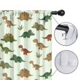 thumbnail image 4 of Blackout Kids Curtains,Light Green Dinosaurs Plants Pattern Childrens Insulated Curtains Set Of 2,Bedroom Essentials,Toddler Room Decor 52"x63", 4 of 5