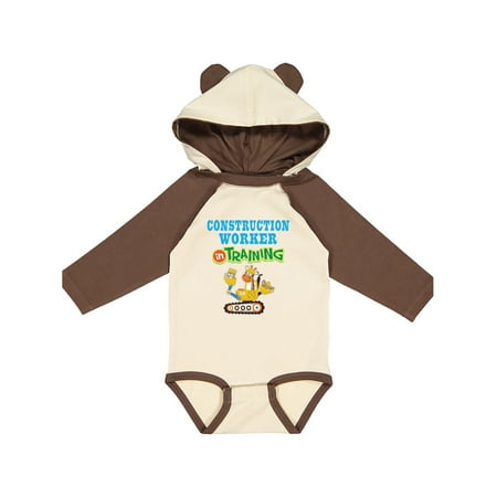 

Inktastic Construction Worker in Training Gift Baby Boy or Baby Girl Long Sleeve Bodysuit