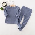 thumbnail image 2 of JFOPQVSM Kids Underwear Set Long Sleeve Thermal Underwear for Toddler,Boys Girls Thermals Base Layer for Cold Weather Unisex (1-7Y), 2 of 6